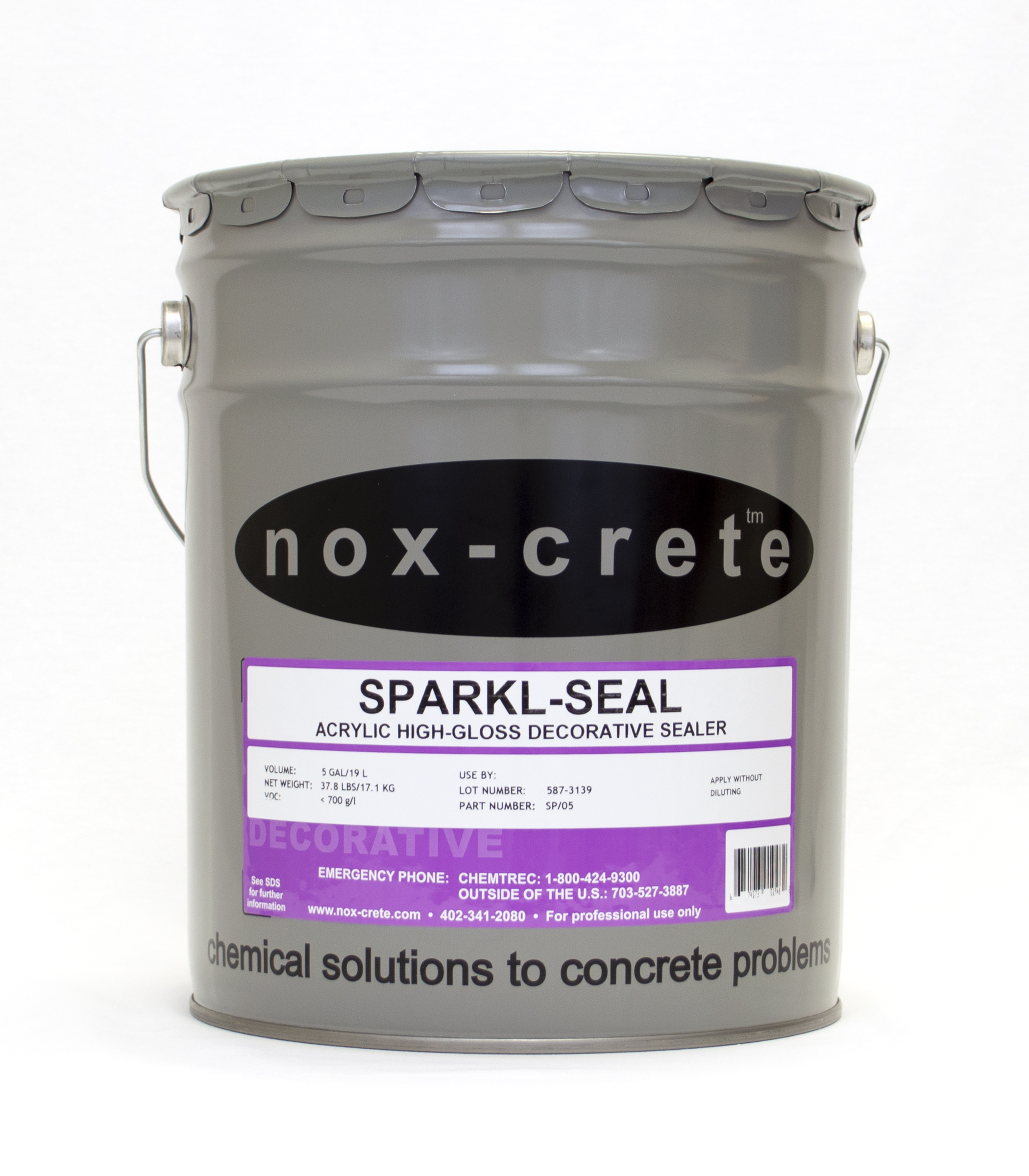 Achieve a wet look with Sparkl-Seal high gloss acrylic concrete sealer