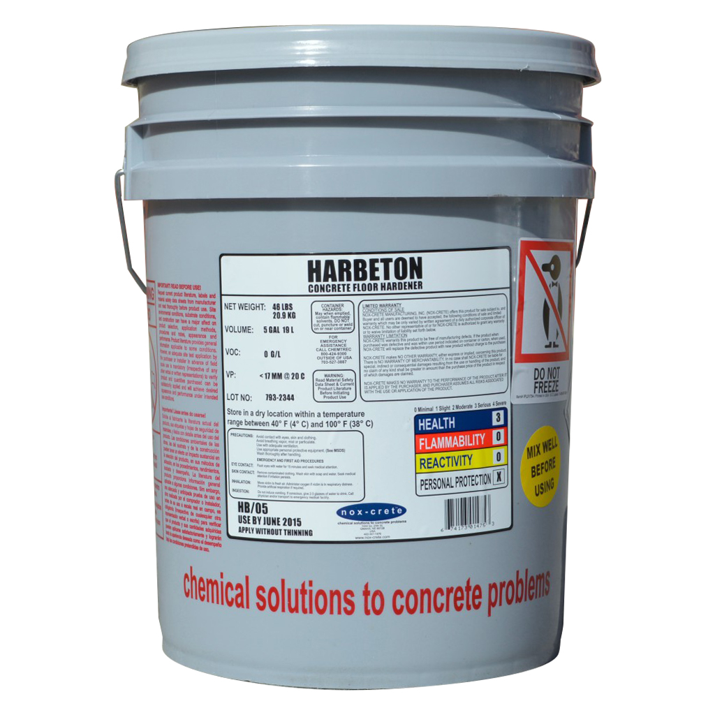 Concrete hardener and dustproofer Harbeton is fluorosilicatebased