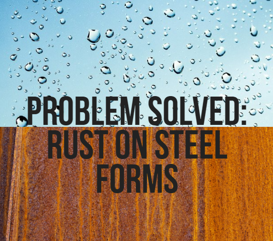 rust on steel forms