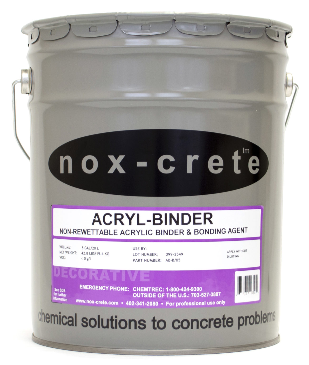 Concrete bonding agent AcrylBinder is a water based acrylic copolymer