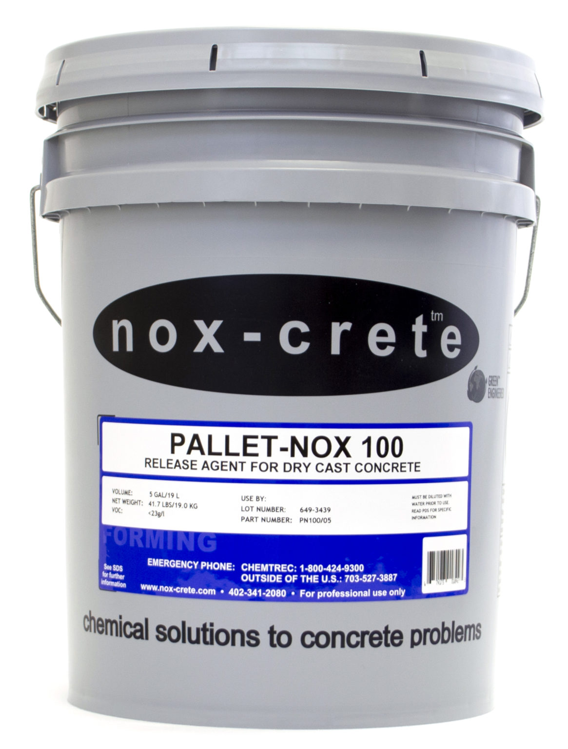 Dry cast form release agent PalletNox is 100 biodegradable