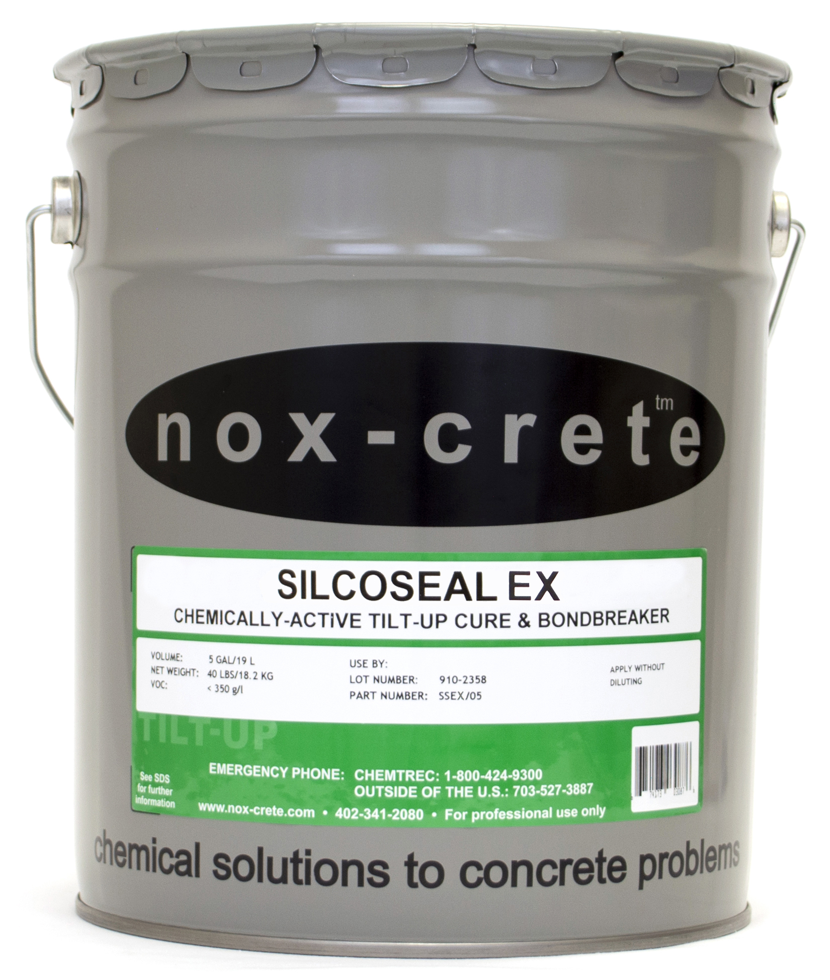 Low VOC Tilt-Up Cure and Bondbreaker Silcoseal LVOC is solvent based